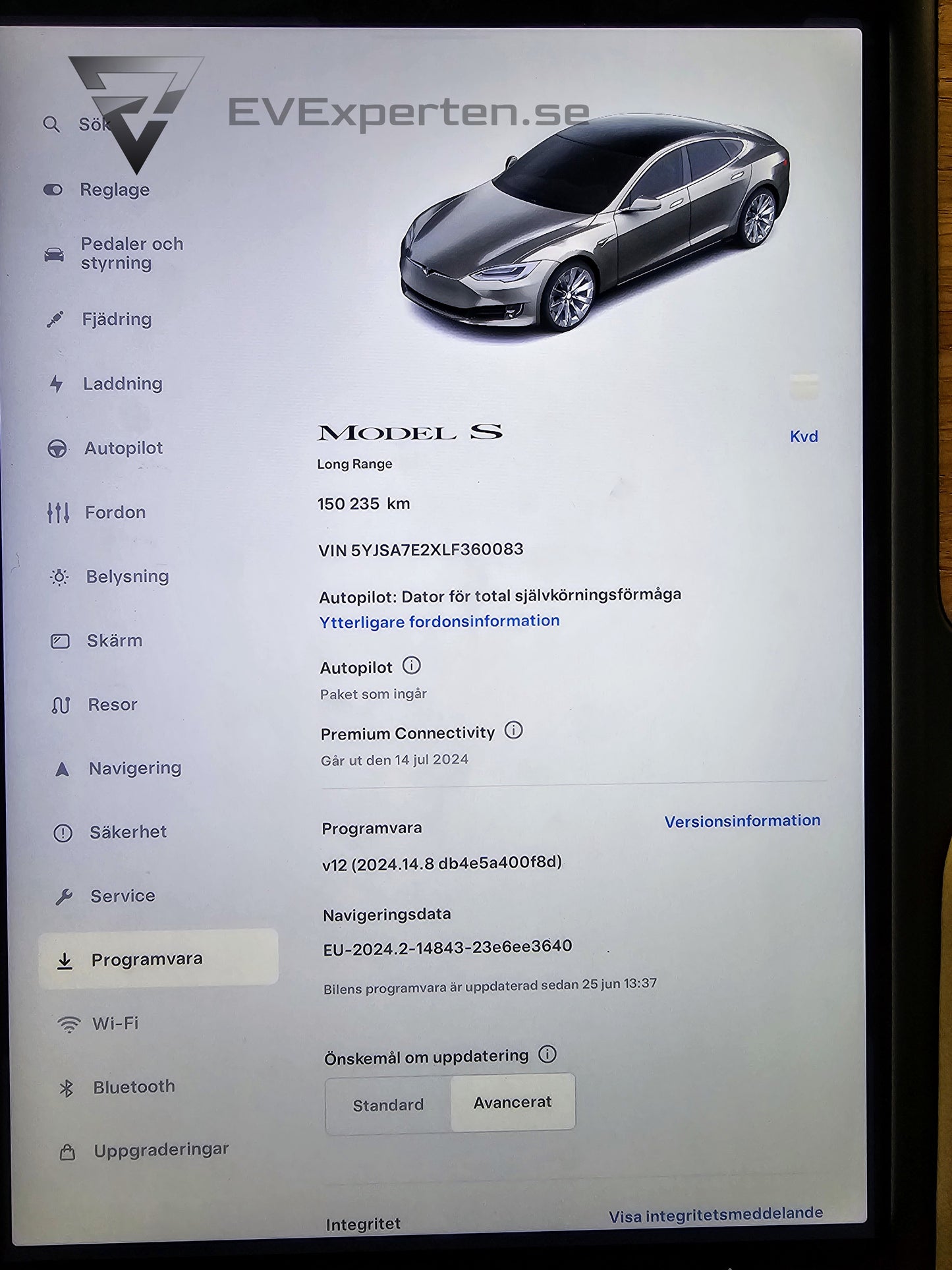 Reservationsavgift - Tesla Model S Long Range AWD Raven - 2020
