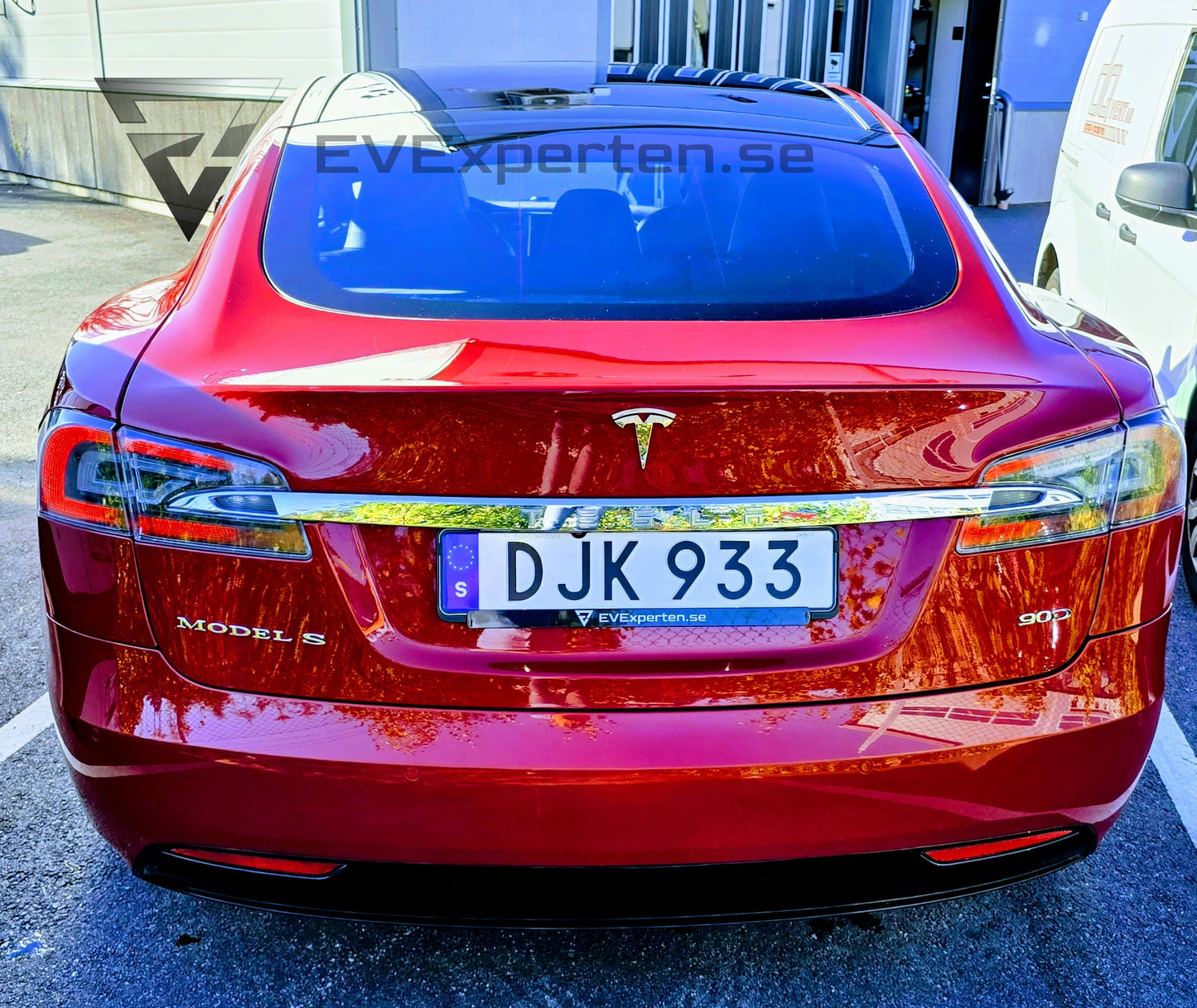 Deposition - Tesla Model S 90D - Facelift, Öppningsbart Panorama & CCS - 2017