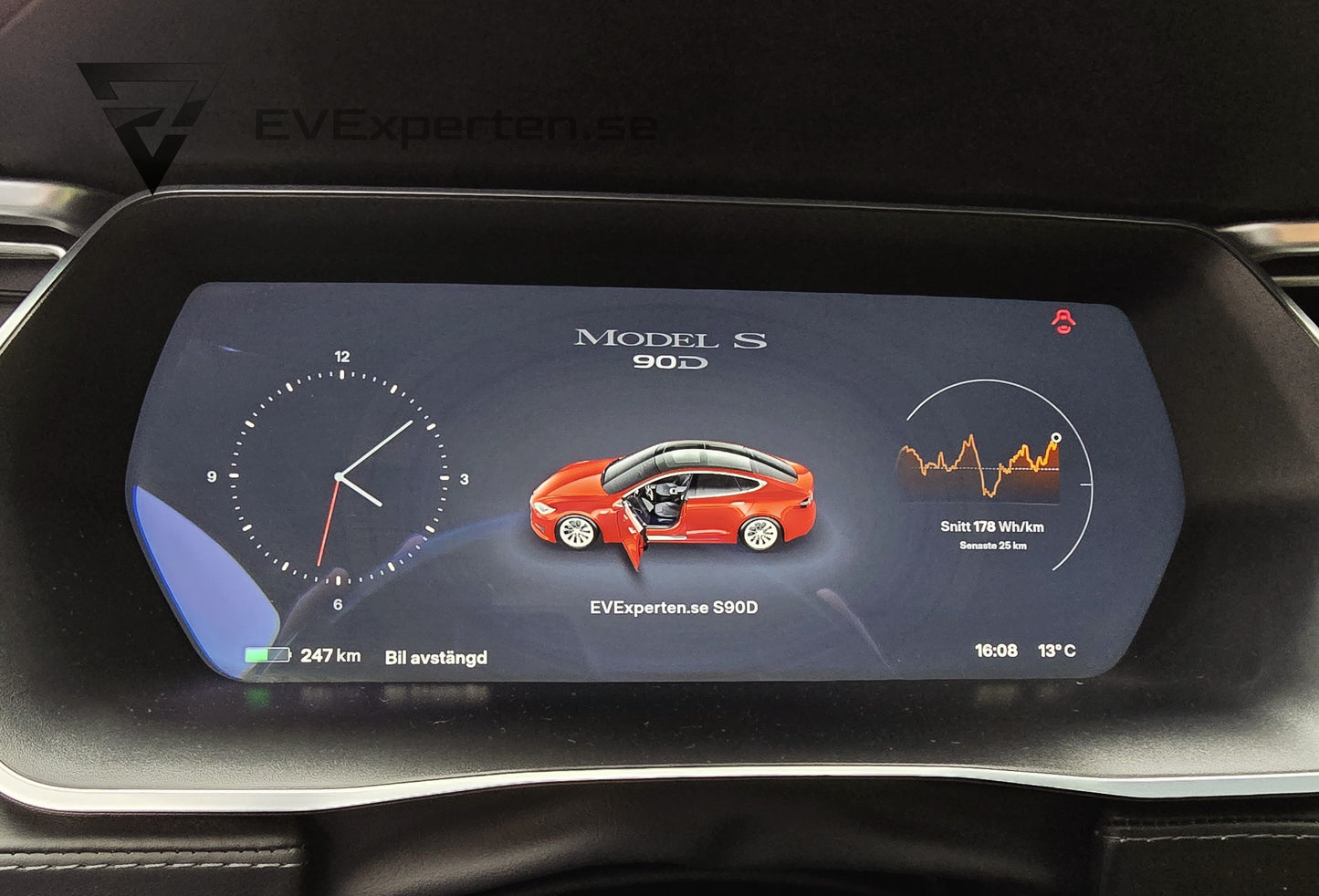Deposition - Tesla Model S 90D - Facelift, Öppningsbart Panorama & CCS - 2017