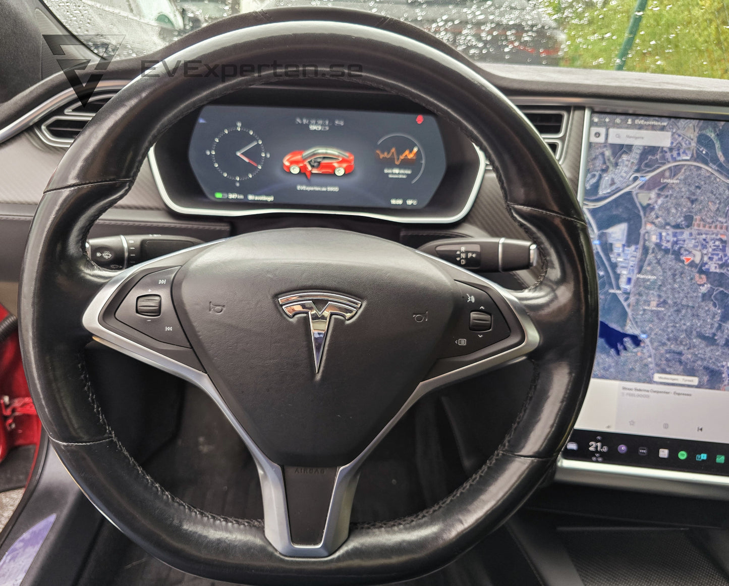 Deposition - Tesla Model S 90D - Facelift, Öppningsbart Panorama & CCS - 2017