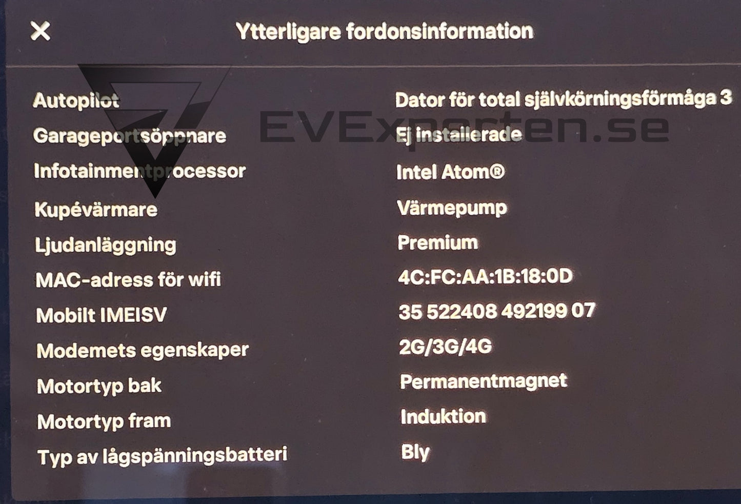 Deposition - Tesla Model 3 Performance - Full Refresh - 2021