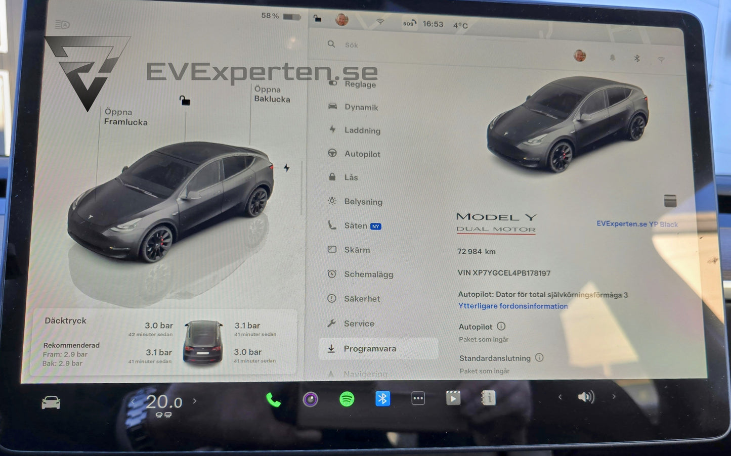 Deposition - Tesla Model Y Performance - Folierad, PPF & Drag - 2023