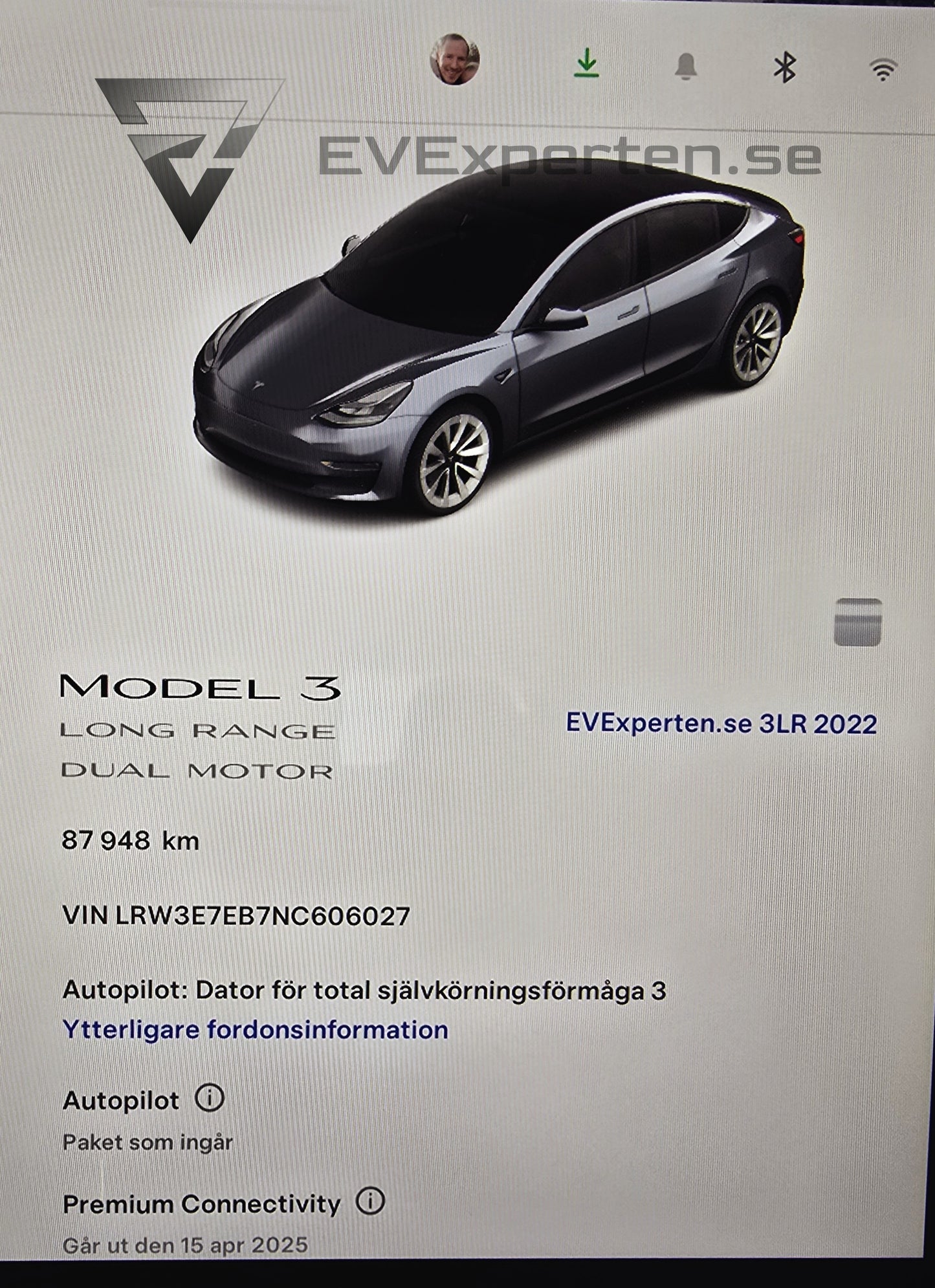 Deposition - Tesla Model 3 Long Range AWD - Full Refresh och Ryzen - 2022