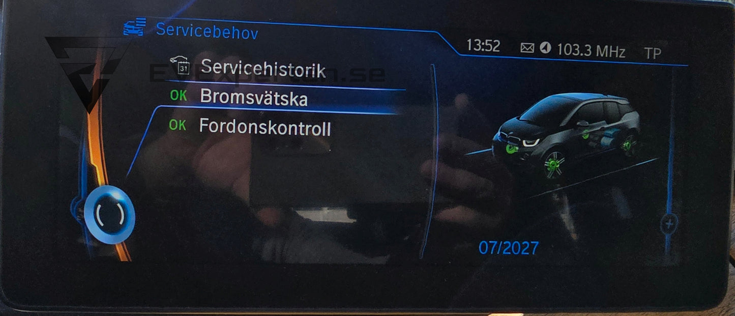 Deposition - BMW i3 - Nyservad och massor av utrustning - 2014