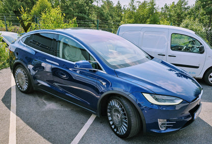 Reservationsavgift - Tesla Model X Long Range AWD Raven 7 Sits - 22" TNA & FSD - 2019