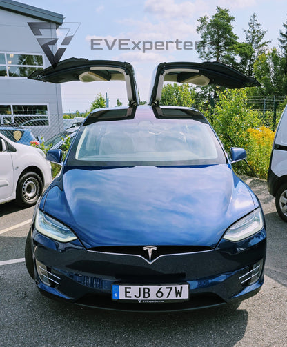 Reservationsavgift - Tesla Model X Long Range AWD Raven 7 Sits - 22" TNA & FSD - 2019