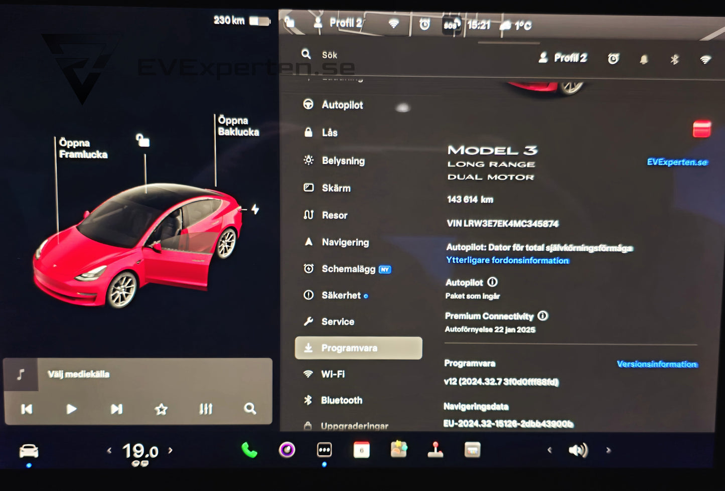 Reservationsavgift - Tesla Model 3 Long Range AWD - Full Refresh - 2021