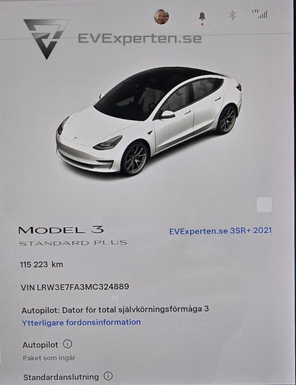 Deposition - Tesla Model 3 Standard Range Plus - Full Refresh - 2021