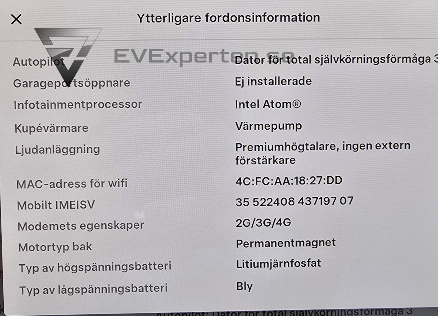 Deposition - Tesla Model 3 Standard Range Plus - Full Refresh - 2021