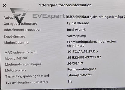 Deposition - Tesla Model 3 Standard Range Plus - Full Refresh - 2021