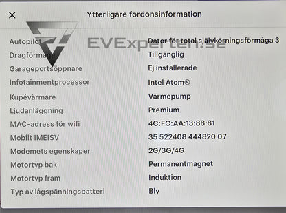 Deposition - Tesla Model 3 Long Range AWD - Full Refresh, 19", Acc-Boost & Dragkrok - 2021
