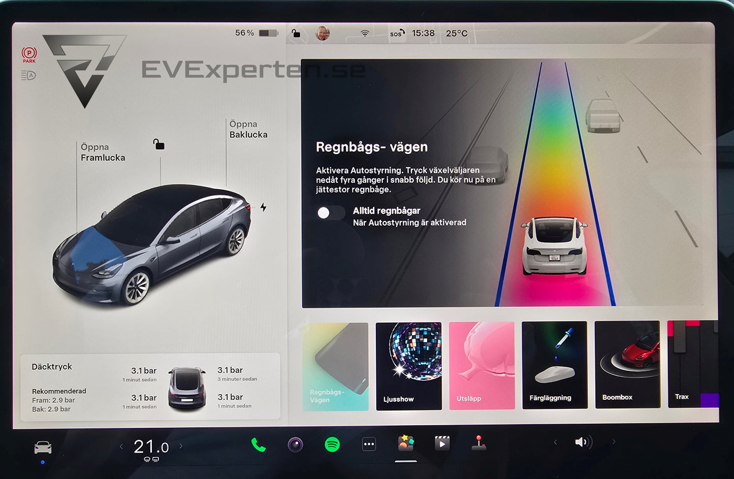 Deposition - Tesla Model 3 Long Range AWD - Full Refresh, 19", Acc-Boost & Dragkrok - 2021