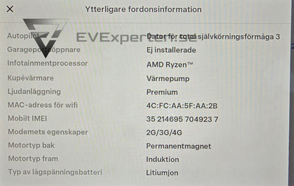 Deposition - Tesla Model 3 Performance - Full Refresh & Ryzen Lågmil - 2022
