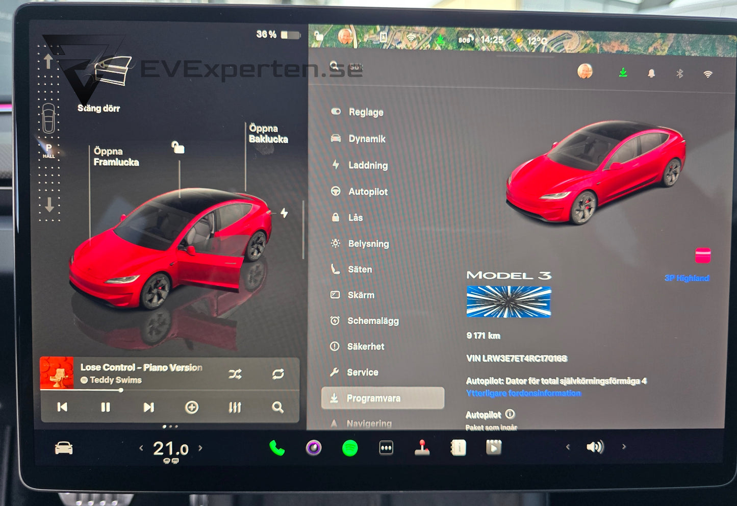 Deposition - Tesla Model 3 Performance - Highland - 2024