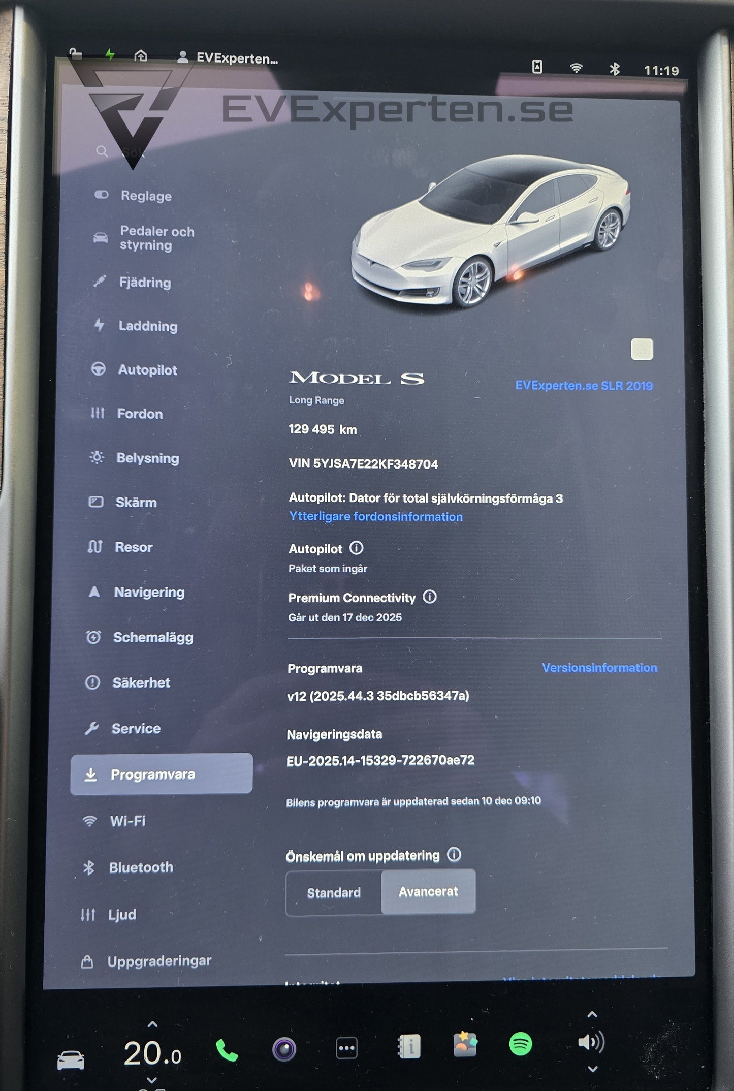 Deposition - Tesla Model S Long Range AWD Raven - Mycket Nytt - 2019