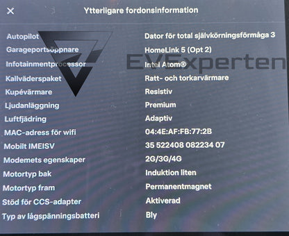 Deposition - Tesla Model S Long Range AWD Raven - Mycket Nytt - 2019