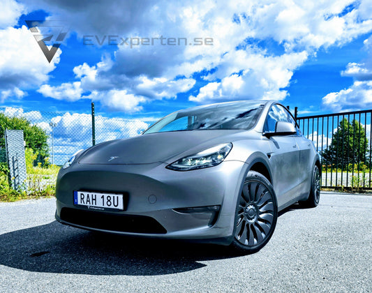 Deposition - Tesla Model Y Long Range AWD - Folierad, Ryzen & Dragkrok - 2023