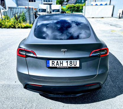 Deposition - Tesla Model Y Long Range AWD - Folierad, Ryzen & Dragkrok - 2023