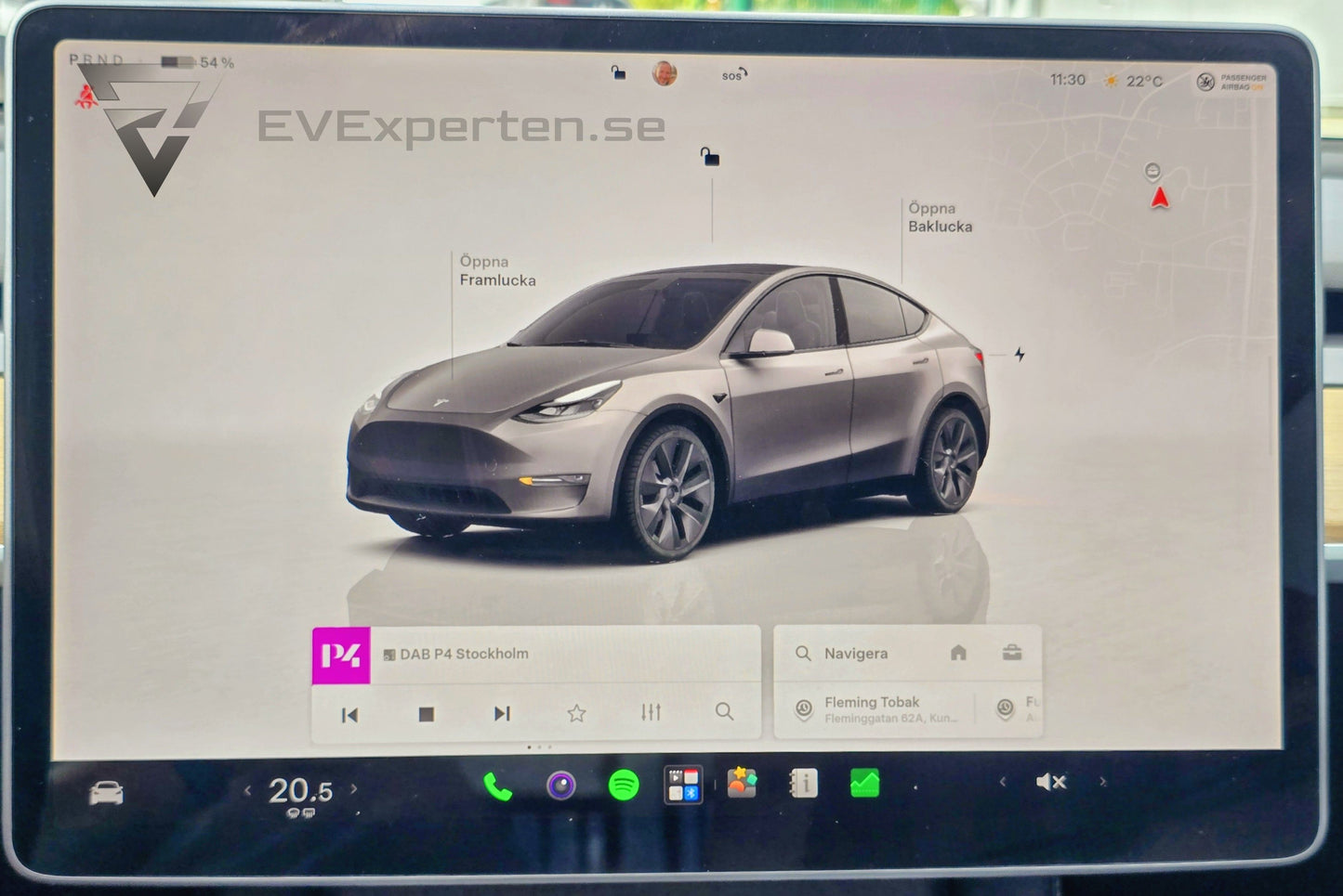 Deposition - Tesla Model Y Long Range AWD - Folierad, Ryzen & Dragkrok - 2023