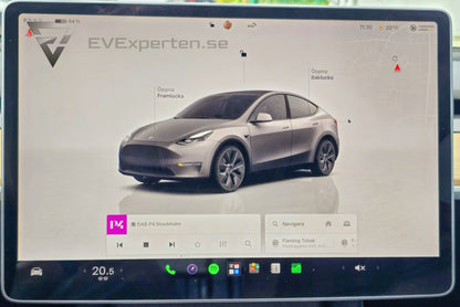 Deposition - Tesla Model Y Long Range AWD - Folierad, Ryzen & Dragkrok - 2023
