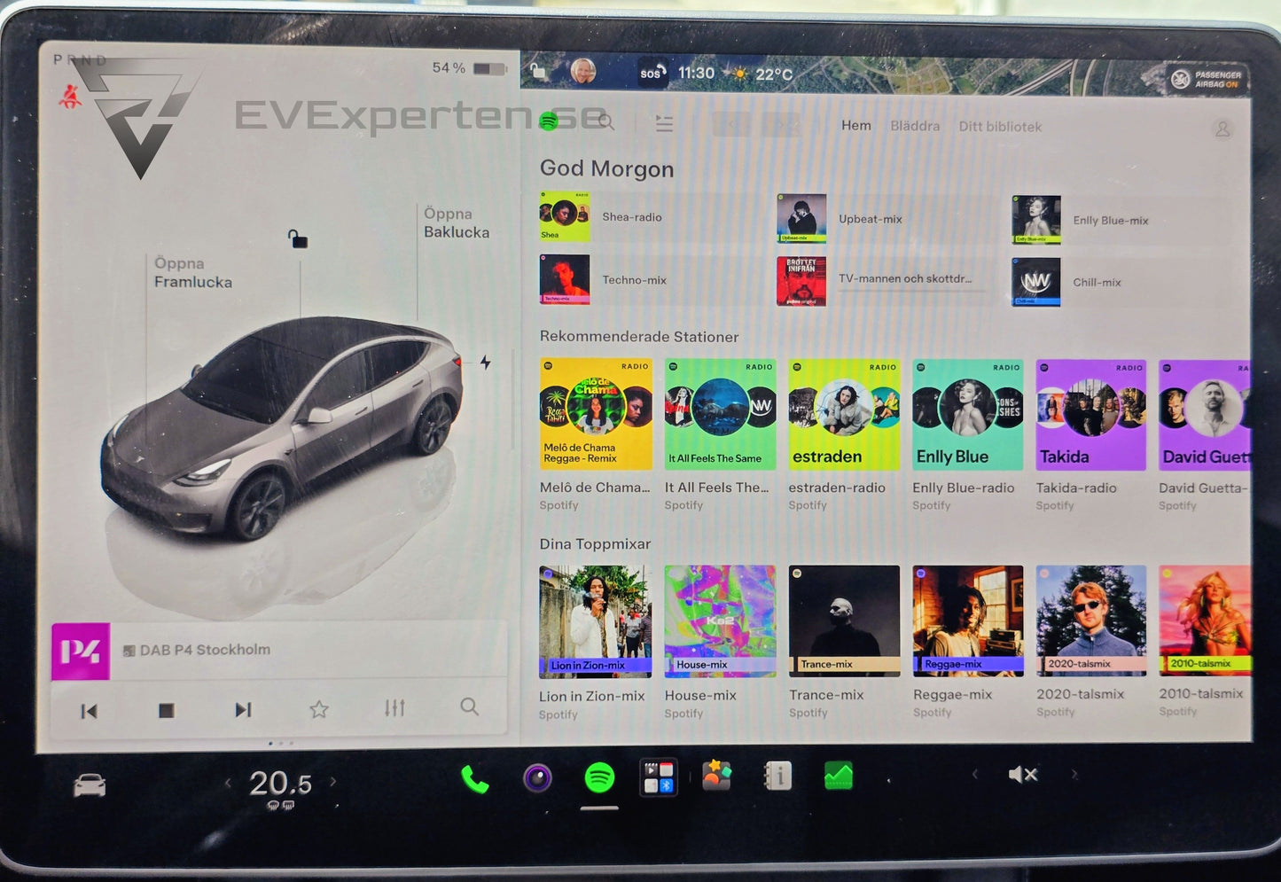Deposition - Tesla Model Y Long Range AWD - Folierad, Ryzen & Dragkrok - 2023