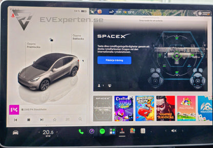 Deposition - Tesla Model Y Long Range AWD - Folierad, Ryzen & Dragkrok - 2023