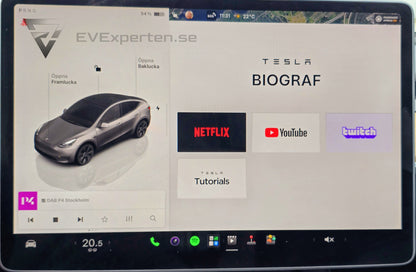 Deposition - Tesla Model Y Long Range AWD - Folierad, Ryzen & Dragkrok - 2023