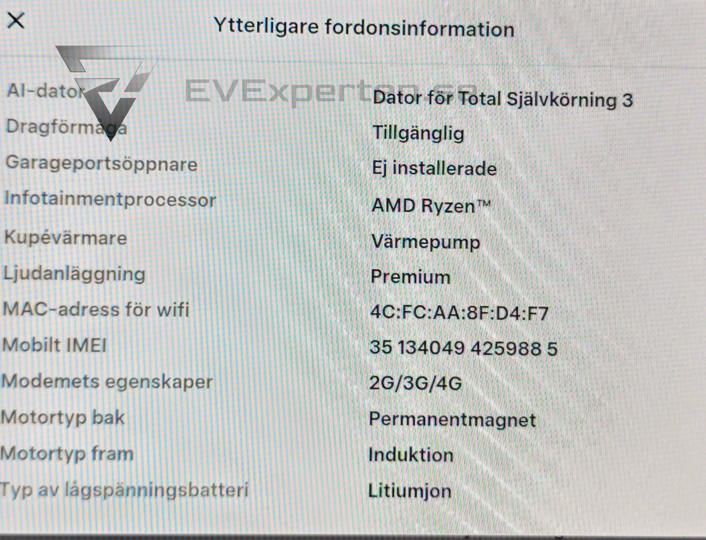Deposition - Tesla Model Y Long Range AWD - Folierad, Ryzen & Dragkrok - 2023
