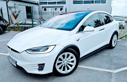 Reservationsavgift - Tesla Model X Long Range AWD Raven 7 Sits - 2019