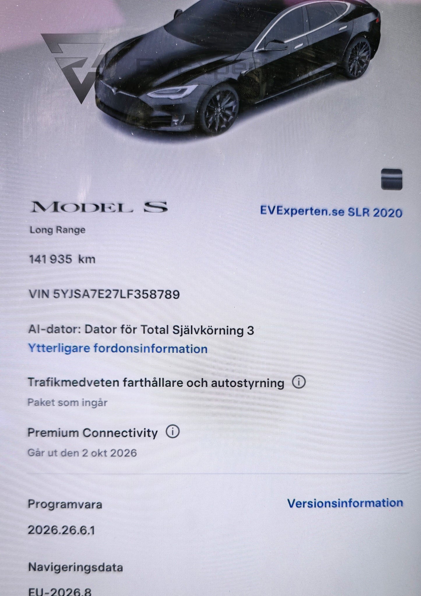 Deposition - Tesla Model S Long Range Raven AWD - 2020