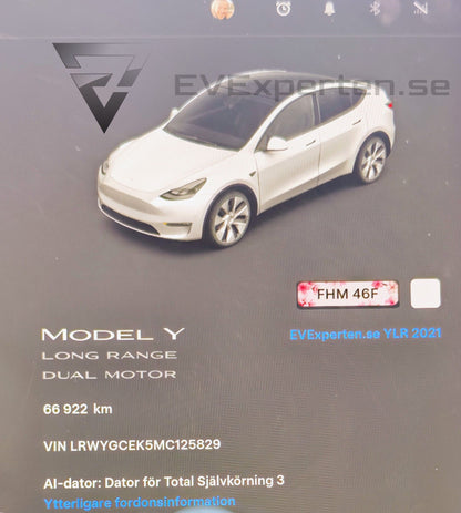 Deposition - Tesla Model Y Long Range AWD - EAP Drag & Teslagaranti - 2021