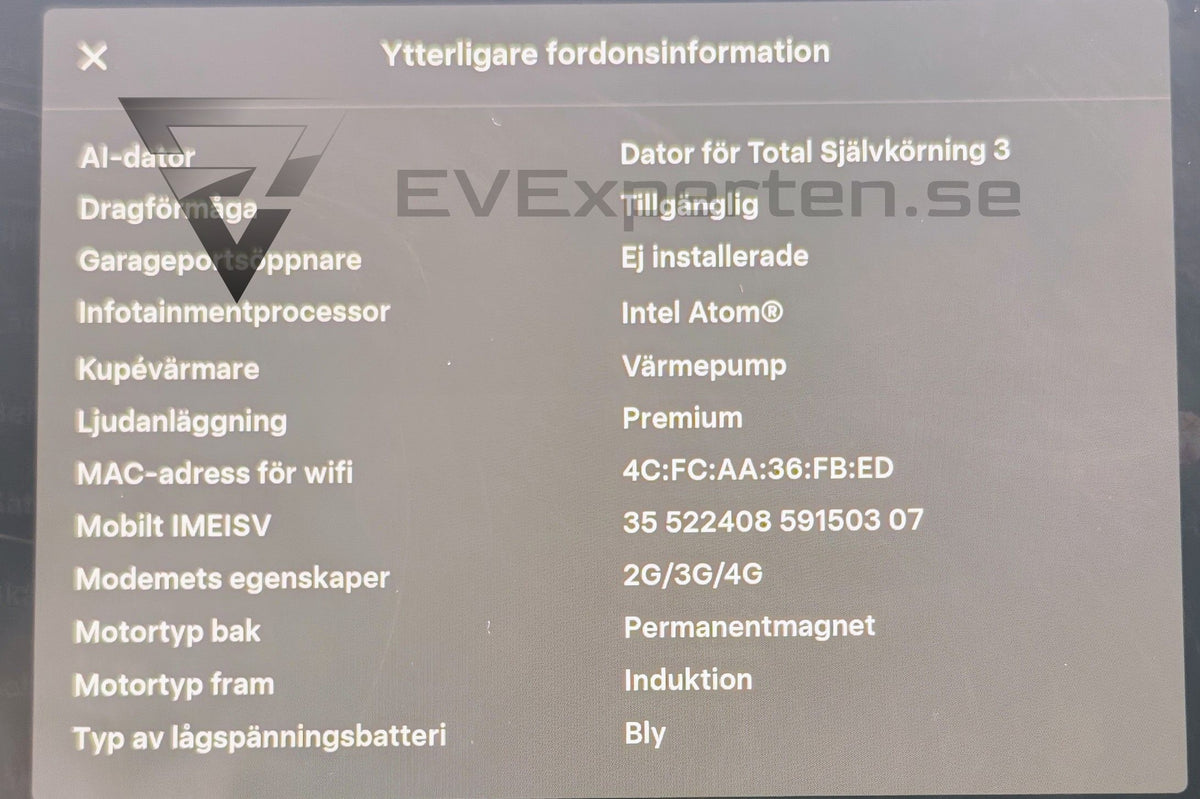 Deposition - Tesla Model Y Long Range AWD - EAP Drag & Teslagaranti - 2021
