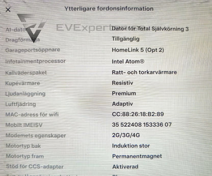 Deposition - Tesla Model X Performance Ludicrous+ Raven FSD Lågmil - 2020